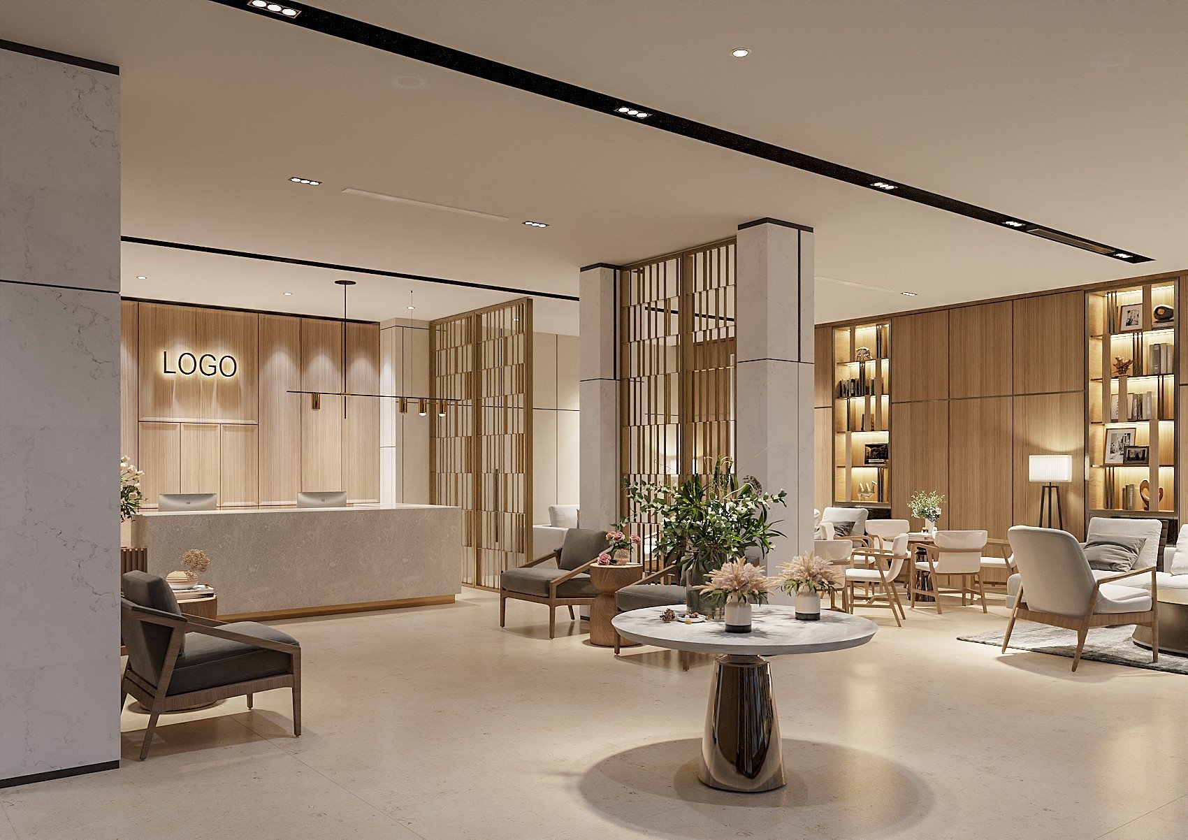 Thiết kế nội thất 180m2